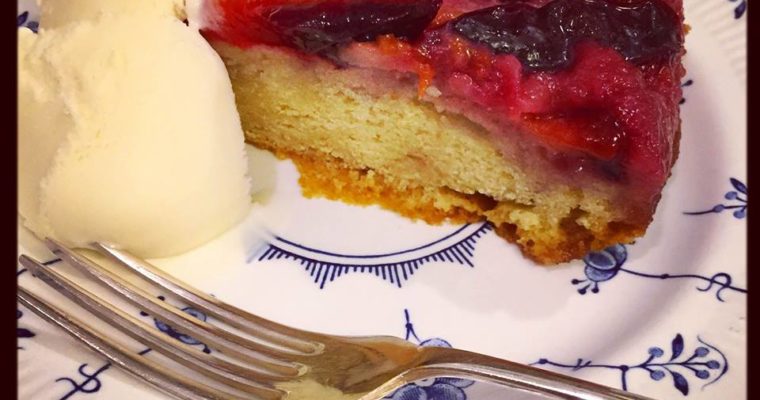 Plum Upside-Down Cake