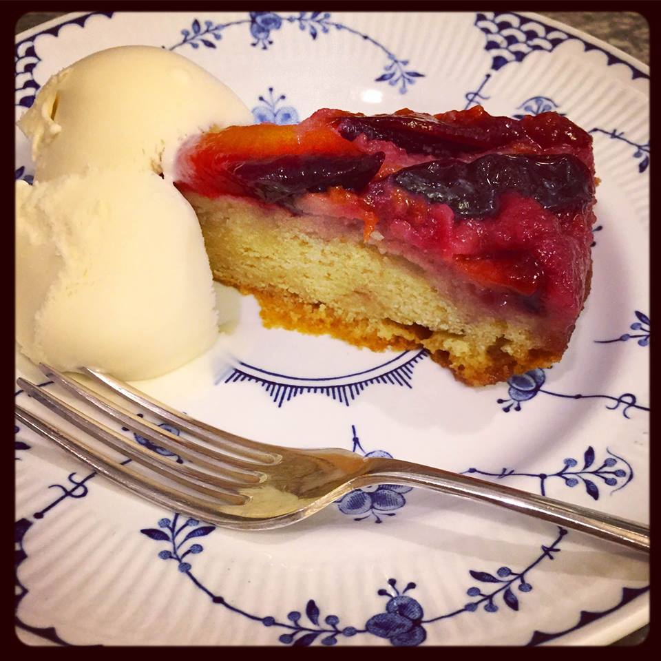 Plum Upside-Down Cake