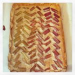 Almond Rhubarb Bars