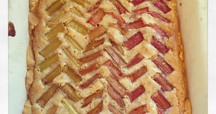 Rhubarb Bars