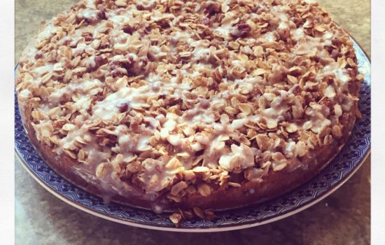 Apple Oatmeal Coffee Cake