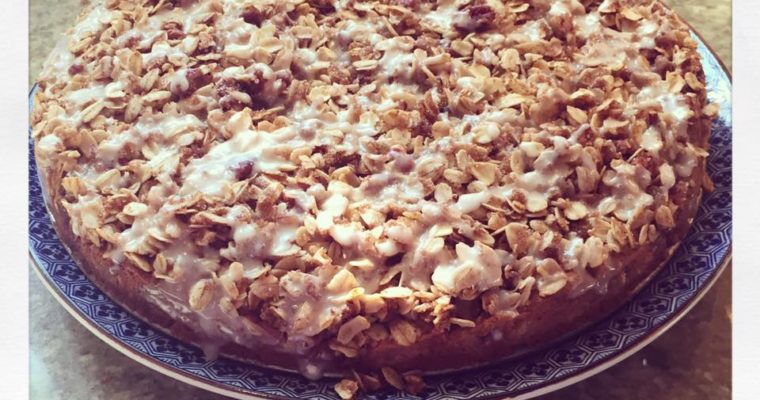 Apple Oatmeal Coffee Cake